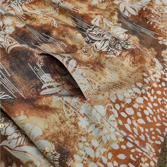 Chico's Silk Blend Animal Print Blazer Large - Picture 6 of 15